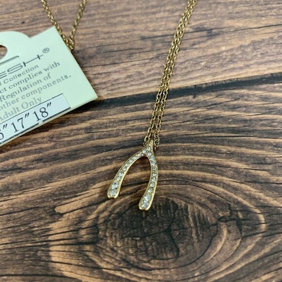 Fresh Wish Bone Necklace - Picture 2 of 2